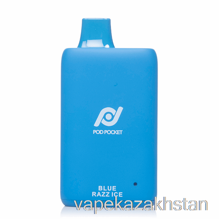 Vape Kazakhstan Pod Pocket 7500 Disposable Blue Razz Ice